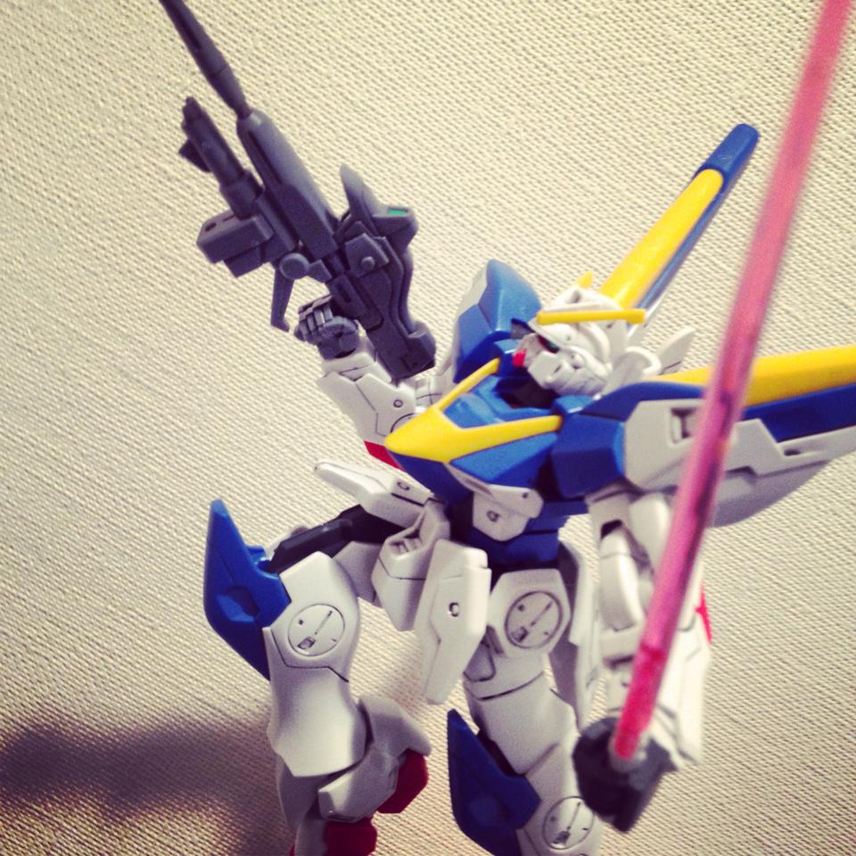 ガンプラ作りました) HGUC 1/144 LM314V21 V2ガンダム 機動戦士V