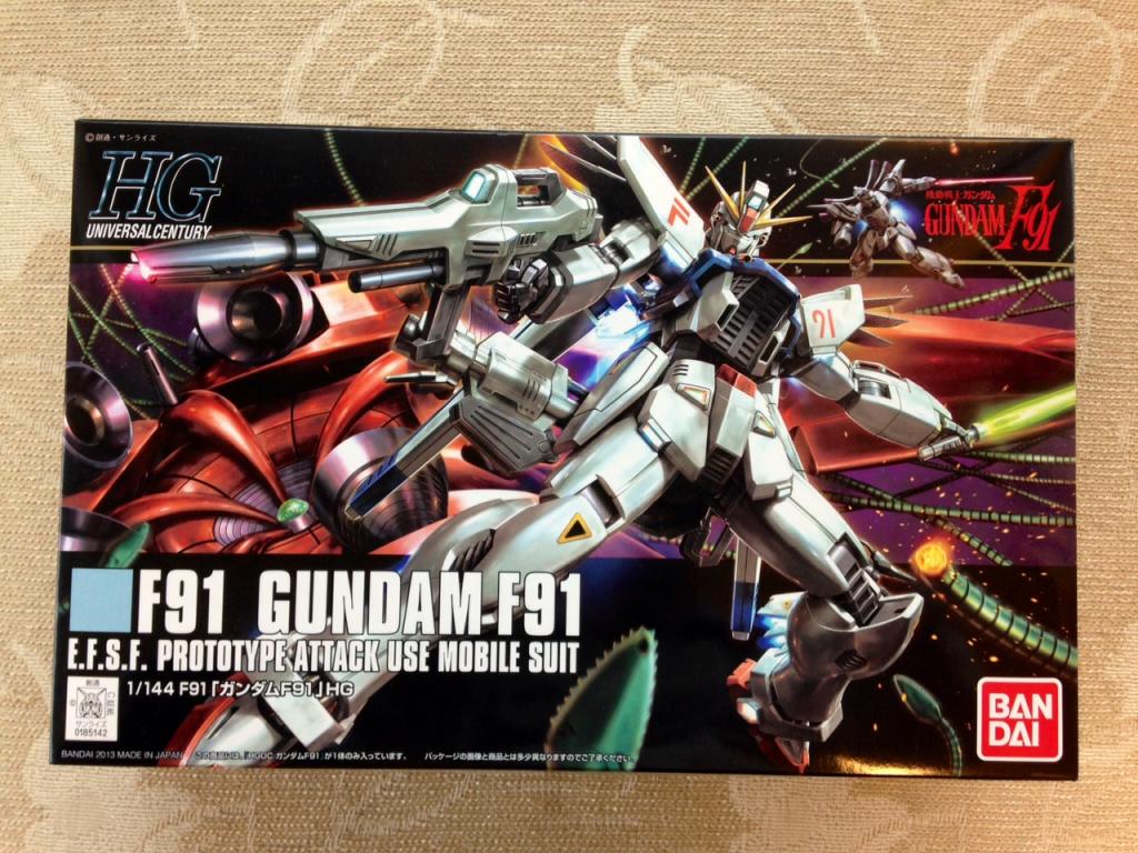 ガンプラ作りました Hguc 1 144 ガンダムf91 機動戦士ガンダムf91 株式会社カムラック 障害者就労継続支援a型 B型 就労移行支援 相談支援