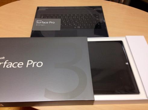 Surface Pro3 開封＆レビュー (ファーストインプレッションとちょっと使ってみた感想) - 株式会社カムラック | 障害者就労継続